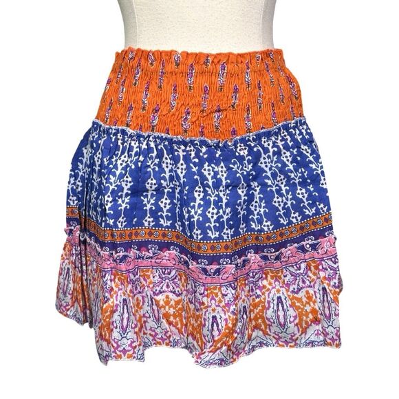 RAGA x Anthropologie Printed Circle Mini Skirt - Size Large - Picture 2 of 8